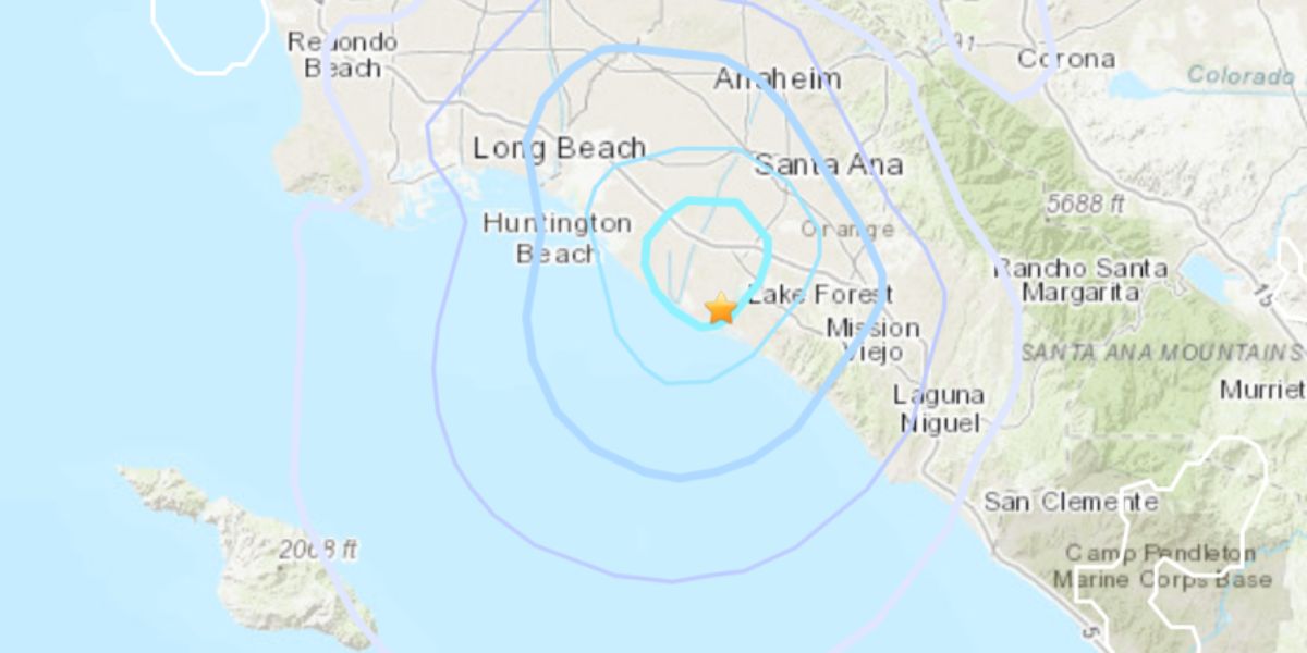 3.6-magnitude Quake Rattles Pacific Ocean Off Orange County Coast, Causes Minimal Impact on Land