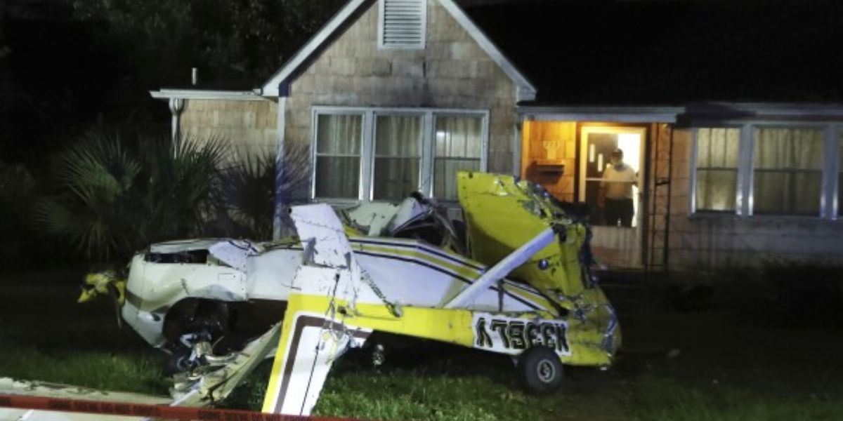 Small Plane Crash in Savannah Neighborhood Claims One Life; Pilot Dies, Passenger Injured