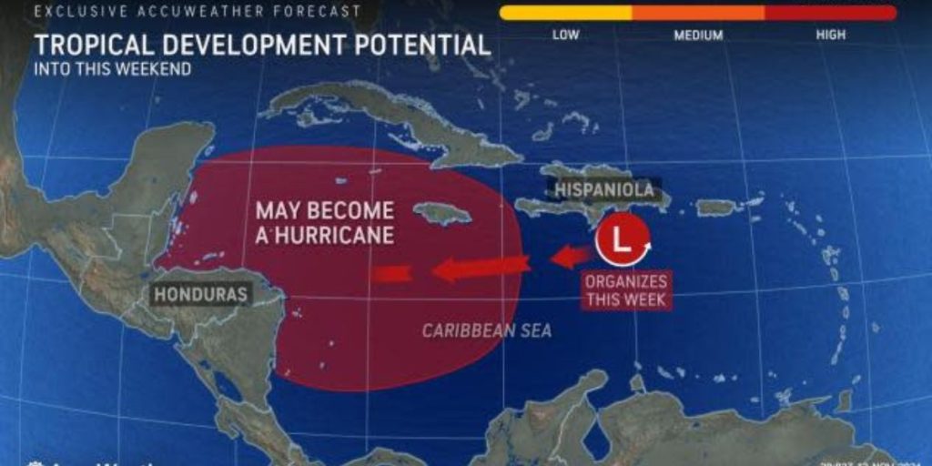 AccuWeather Tropical Storm Sara May Intensify Quickly, Potentially Threatening Florida and Caribbean