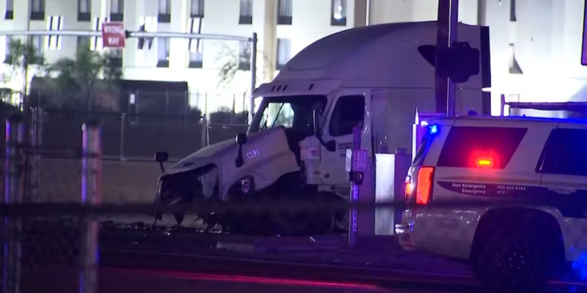 Fatal Crash Involving Three Semi Trucks Closes I-10 Near Arizona-california Border