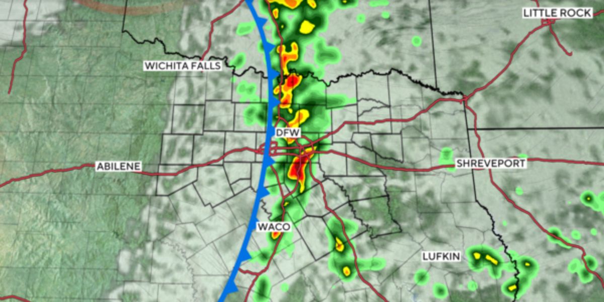 First Alert Weather Day Issued for Friday as Rain and Storms Move Through North Texas