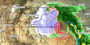 Heavy Snowfall in Denver and Southern Colorado – Another Blast Expected to Hit Friday Night