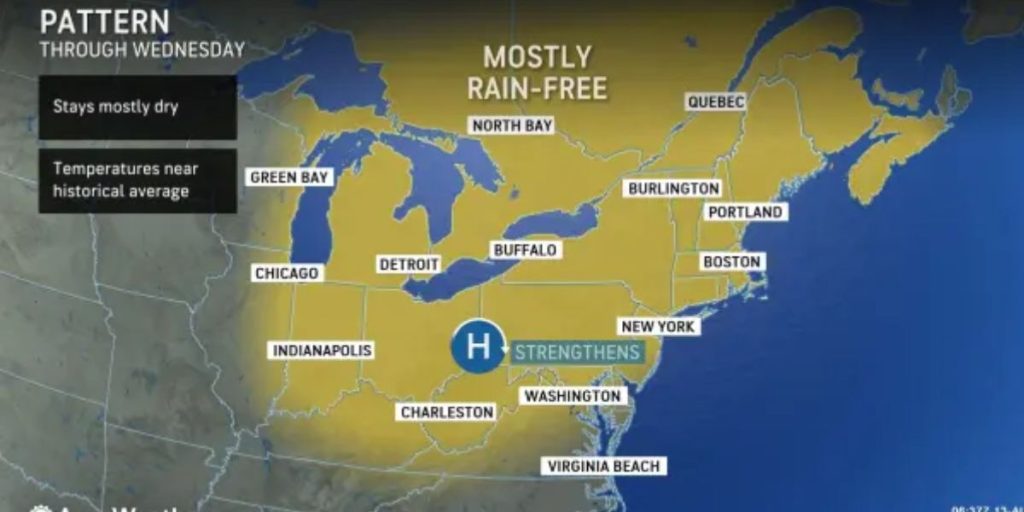 Showers, Thunderstorms to Hit Northeast; Cooler Weekend Temps Expected