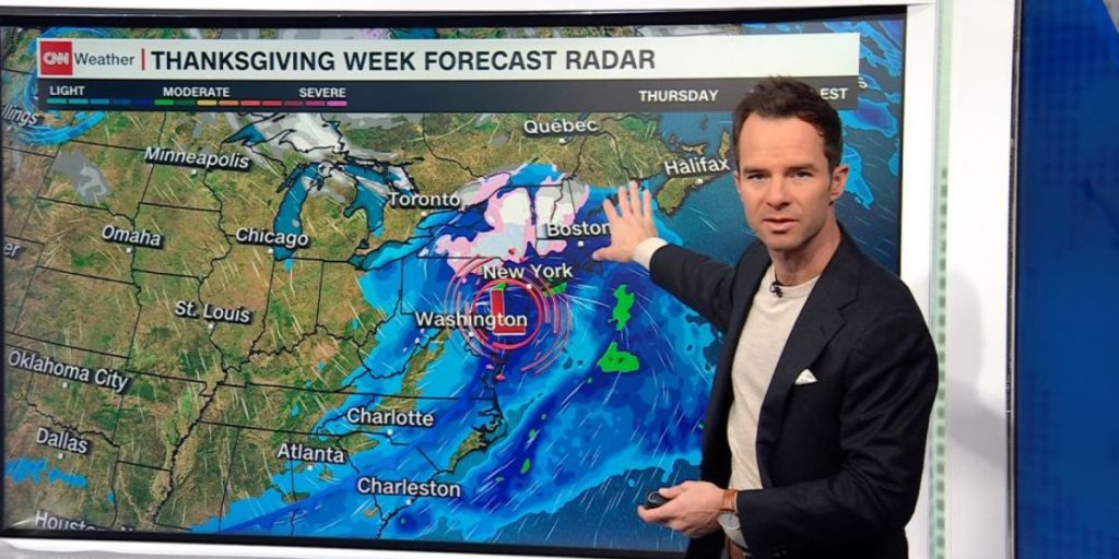 Thanksgiving Travel Alert Sloppy Weather, Snow, and Coldest Temperatures Since February Expected