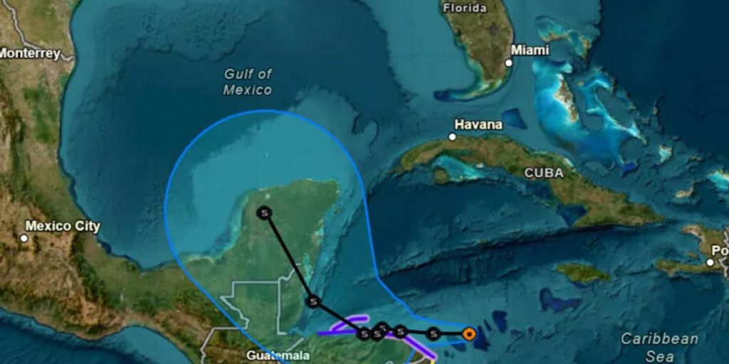 Tropical Storm Sara Forms in Caribbean, Potential Midweek Hurricane Threat for Florida