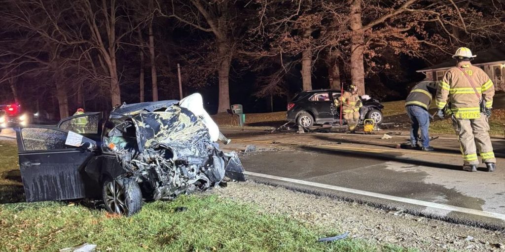 Two Dead, One Injured in Fatal Head-on Collision in Kosciusko County on Thanksgiving Night