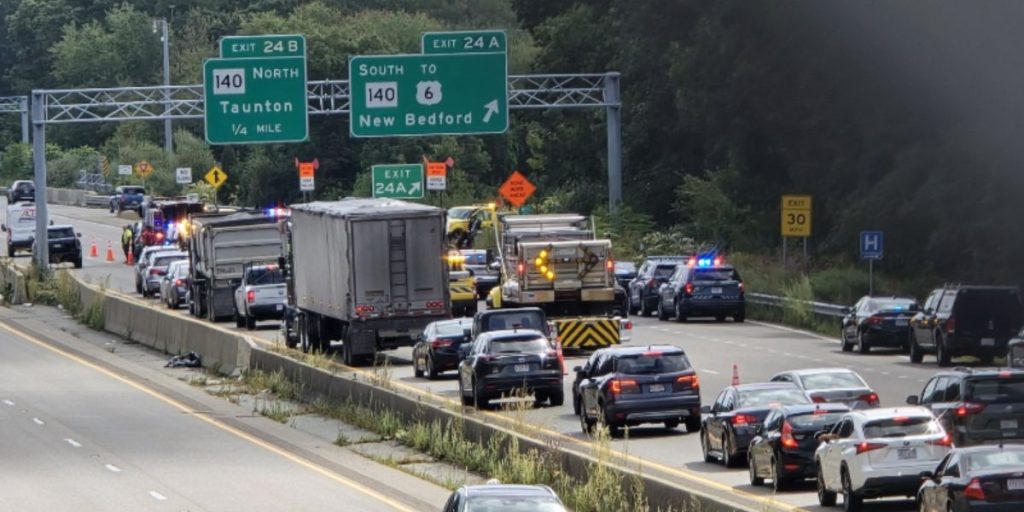 Two Killed, Three Injured in Rollover Crash on I-195 in New Bedford