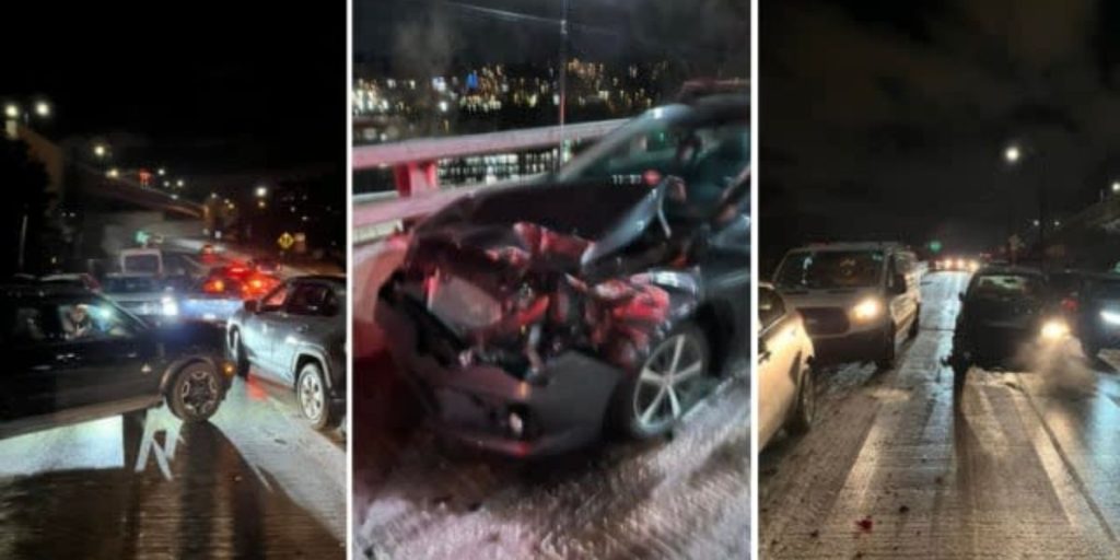 22 Vehicles Involved in Early Morning Crash on Boulevard of the Allies Ramp, 5 Injured and Hospitalized