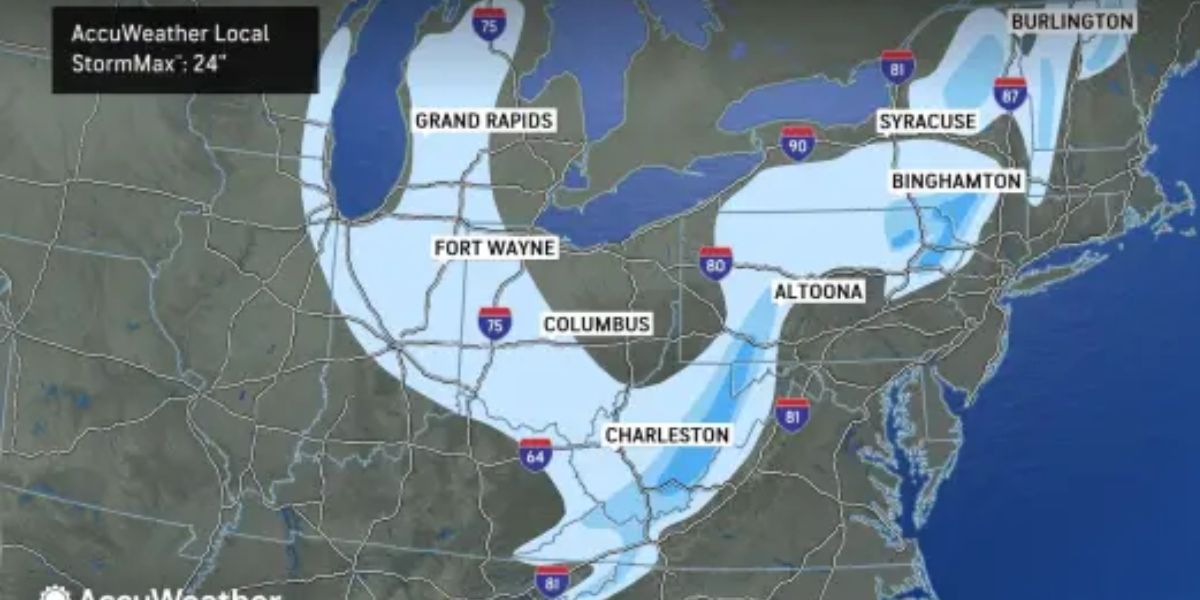 Severe Weather Alert Wind Gusts and Snowfall Impacting Great Lakes and Upper Midwest (2)